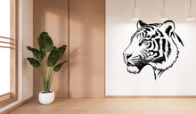 Load image into Gallery viewer, Tiger Wall Decal, Tiger Wall Art, Tiger Room Wall Decor Wolf Tiger Wall Sticker Wolf Wall Decor Animals Stickers Safari Wildlife 499LU