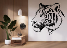 Load image into Gallery viewer, Tiger Wall Decal, Tiger Wall Art, Tiger Room Wall Decor Wolf Tiger Wall Sticker Wolf Wall Decor Animals Stickers Safari Wildlife 499LU