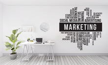 Load image into Gallery viewer, Marketing Wall Decal, Marketing Office Wall Decal, Marketing Office Wall Decor, Office Decals, Office Wall Art, Office Art 470LU