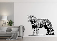 Load image into Gallery viewer, Leopard wall decals, Leopard Wall Sticker, Cheetah wall art, Animals wall vinyl Wild Cat Vinyl Sticker Decor Nursery Wild Pet Murals 501LU