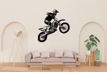 Load image into Gallery viewer, Motocross Wall Decal Dirt Bike Rider Wall Sticker Motorcycle Wall Decor Wall Stickers Nursery Bedroom Decor 503LU