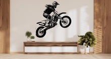 Load image into Gallery viewer, Motocross Wall Decal Dirt Bike Rider Wall Sticker Motorcycle Wall Decor Wall Stickers Nursery Bedroom Decor 503LU
