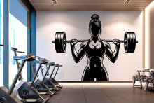 Load image into Gallery viewer, Gym Wall Decal Home Gym Girl Power fitness Quote Decor Workout Art Vinyl Gym Wall Stickers Bedroom Gym Workout Motivation Crossfit 514RS
