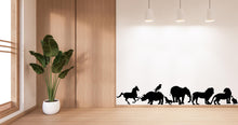 Load image into Gallery viewer, Animals Safari Wall Decal, Animals set for Wall Decor, Jungle Adventure Wall Decor, Animal wall stickers for nursery, Safari Wall Art 511LU