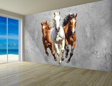 Load image into Gallery viewer, Wild Horses Decal Wild Horses Sticker, Mustangs Decal Horse Wall Sticker, Stallion Wall Mural, Animals Wall Sticker Vinyl Decor VN013