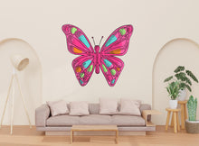 Load image into Gallery viewer, Colorful Butterfly Wall Decal, Butterfly Wall Stickers, Butterfly wall decor, Wall decoration, Kids room decoration, Stickers for kids 479LU