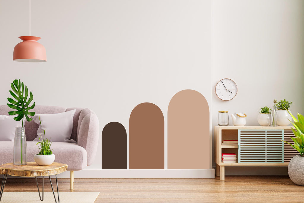 Boho Wall Decal, Living Room Decoration, Bed Arch Sticker, Hedboard Wall Decal, Arch Wall Decal, Arch Wall Decal Sticker, Wall Decal 482LU