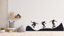 Load image into Gallery viewer, Wall Decal Skateboarder Skate Wall Art Stickers Skateboard Decals Skateboard Wall Stickers Kids Room Removable Home Decor Skate style 484LU