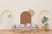 Load image into Gallery viewer, Boho Wall Decal, Nursery Boho Arch Decor, Bed Arch Sticker, Hedboard Wall Decal, Arch Wall Decal, Arch Wall Decal Sticker, Wall Decal 487LU