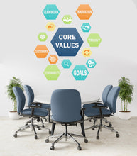 Load image into Gallery viewer, Core Value Wall Decor Our Value Wall Decal Trust Innovation Office Exellence Teamwork Wall Stickers Custom Personalized office Gift 490LU
