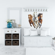 Load image into Gallery viewer, Horses Wall Vinyl Stickers Decal - Running Horse Wall Sticker - Room Decor Horses Sticker - Removable Horse Decal for Kids or Bedroom Vn014
