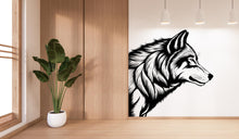 Load image into Gallery viewer, Wolf Wall Decal, Wolf Wall Art, Wolf Room Wall Decor Wolf Room Wall Sticker Wolf Wall Decor Animals Stickers 498LU