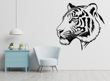 Load image into Gallery viewer, Tiger Wall Decal, Tiger Wall Art, Tiger Room Wall Decor Wolf Tiger Wall Sticker Wolf Wall Decor Animals Stickers Safari Wildlife 499LU