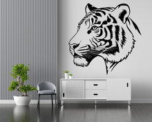 Load image into Gallery viewer, Tiger Wall Decal, Tiger Wall Art, Tiger Room Wall Decor Wolf Tiger Wall Sticker Wolf Wall Decor Animals Stickers Safari Wildlife 499LU