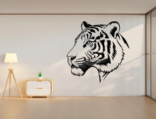 Load image into Gallery viewer, Tiger Wall Decal, Tiger Wall Art, Tiger Room Wall Decor Wolf Tiger Wall Sticker Wolf Wall Decor Animals Stickers Safari Wildlife 499LU