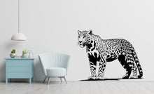 Load image into Gallery viewer, Leopard wall decals, Leopard Wall Sticker, Cheetah wall art, Animals wall vinyl Wild Cat Vinyl Sticker Decor Nursery Wild Pet Murals 501LU