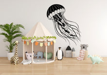 Load image into Gallery viewer, Jellyfish Wall Decal, Jellyfish Wall Art Modern Wall Stickers, Jellyfish Bathroom Decor, Jellyfish Room Wall Art Jellyfish Home Decor 507LU