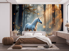 Load image into Gallery viewer, Unicorn Wall Graphics Peel and Stick Girl room Wallpaper Nursery Self Adhesive Removable nursery wall decor Mural 520RS