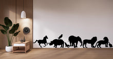 Load image into Gallery viewer, Animals Safari Wall Decal, Animals set for Wall Decor, Jungle Adventure Wall Decor, Animal wall stickers for nursery, Safari Wall Art 511LU
