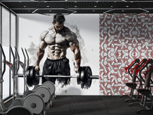 Load image into Gallery viewer, Gym Wallpaper, Inspirational Gym Wallpaper, Gym Wall Decal, Gym Wall Sticker, Gym Wall Decor Gym Wall Art Unique Gym Decor Coolest Gym vn040