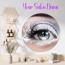 Load image into Gallery viewer, Personalized 3D Spa and Lashes Salon Decal, Customizable Busnees Sticker, Spa Salon Decal, Your Business Name Decal, Spa Sticker, Spa decor