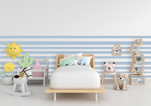 Load image into Gallery viewer, Lines Wall Decal, Thin Stripes Sticker, Half Wall Decor, Nursery Kids Room Decal, Boho Stripes Straight Stripes Sticker, Dorm Room 542LU