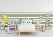 Load image into Gallery viewer, Lines Wall Decal, Thin Stripes Sticker, Half Wall Decor, Nursery Kids Room Decal, Boho Stripes Straight Stripes Sticker, Dorm Room 542LU
