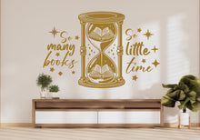 Load image into Gallery viewer, So many books So little time wall art decals book shelves decor library wall decal education decals reading room nurseries school 543RS
