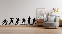 Load image into Gallery viewer, Soccer wall decor, Football Wall Decal Sport Vinyl, Soccer Players Football stickers, Kids Bedroom Sports Decor, Wall Stickers 522LU