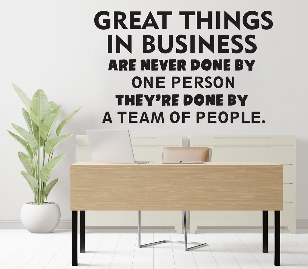 Quotes wall decal Wall Art Decal, Office Wall Decal, Office Wall Decor, Business Software Wall Sticker, Computer It Decor Office 553RS
