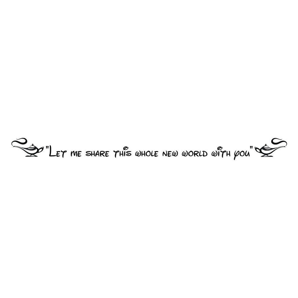 Custom wall decal, 6x75 inches