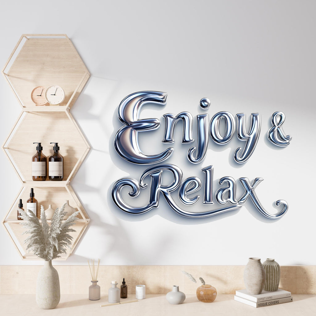 Personalized 3D Spa and Lashes Salon Decal, Customizable Busnees Sticker, Spa Salon Decal, Your Business Name Decal, Spa Sticker, Spa decor