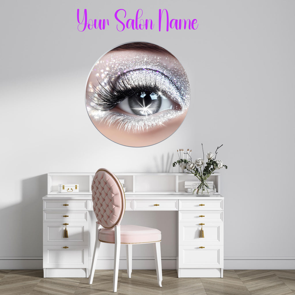 Personalized 3D Spa and Lashes Salon Decal, Customizable Busnees Sticker, Spa Salon Decal, Your Business Name Decal, Spa Sticker, Spa decor