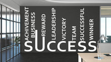 Load image into Gallery viewer, Success Wall Decor Office Wall Decal Idea Teamwork Business Worker Inspire Office Decoration Motivation Stickers Mural Unique Gift 584LU