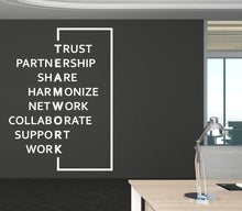 Load image into Gallery viewer, Teamwork wall decal Office wall decal Office wall decor Enterpreneur Gift Wall decal, Wall stickers, Wall decor, Wall Art 587LU