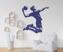 Load image into Gallery viewer, Volleyball Boy wall decal Sport Wall Decal Kids Volleyball Decal Personalized Gifts wall Vinyl Wall Sticker Boy Room 572RS