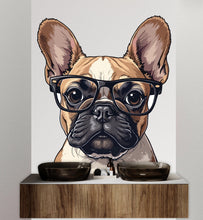 Load image into Gallery viewer, French Bulldog Dog wall decal Dog decor Dog kids Dog wall art Decal Dog Lover Animals Dog Wall Bathroom Wall Decals Stickers Vinyl 099DE