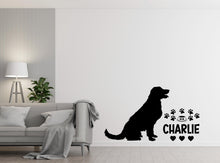 Load image into Gallery viewer, Dog wall decals, Grooming wall decor, Veterinary decals, Pet lover gift, Pet shop dog house wall vinyl decal, Pet wall vinyl decal 567LU