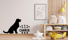 Load image into Gallery viewer, Dog wall decals, Grooming wall decor, Veterinary decals, Pet lover gift, Pet shop dog house wall vinyl decal, Pet wall vinyl decal 567LU