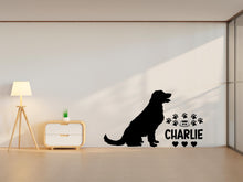 Load image into Gallery viewer, Dog wall decals, Grooming wall decor, Veterinary decals, Pet lover gift, Pet shop dog house wall vinyl decal, Pet wall vinyl decal 567LU