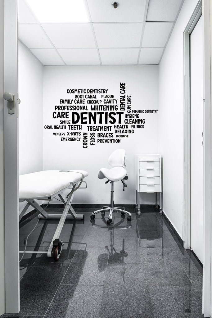 Dental Care Wall Decal Teeth Wall Decal Teeth Wall Sticker Dental Wall Decal Dental Wall Art Window Wall Sticker Dentist Office Decor 570LU