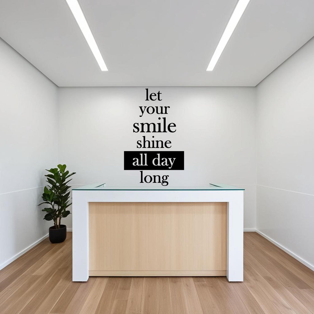 Dental wall decor Smile Dental Stickers Dental Clinic Wall Decal Door Wall Sticker Dental Clinic Wall Décor Tooth wall decal Art 581LU