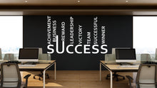 Load image into Gallery viewer, Success Wall Decor Office Wall Decal Idea Teamwork Business Worker Inspire Office Decoration Motivation Stickers Mural Unique Gift 584LU