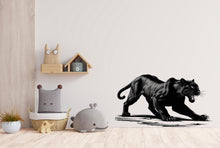 Load image into Gallery viewer, Panther Wall Decal – Modern Animal Wall Art, Jungle Safari Wall Sticker for Living Room, Bedroom &amp; Office Decor 586LU