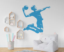 Load image into Gallery viewer, Volleyball Boy wall decal Sport Wall Decal Kids Volleyball Decal Personalized Gifts wall Vinyl Wall Sticker Boy Room 572RS