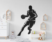 Load image into Gallery viewer, Basketball wall decal Hoop wall art Sport Wall Decal Kids Decal Basketball Gifts wall Vinyl Wall Sticker Boy Room 612RS