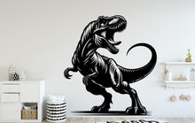 Load image into Gallery viewer, Dinosaur wall decor Custom T-rex art decal Dinosaur Personalized Room Gifts Bedroom Nursery kids room Wall Art Decals Kids Stickers 112DE