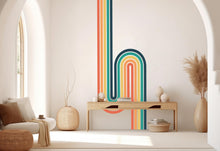 Load image into Gallery viewer, Vintage Stripe Wall Decal Stripe Vinyl Sticker Nursery Wall Decor Kids Playroom Boys Room Wall Art Stripe Bedroom Mural Sticker 604RS