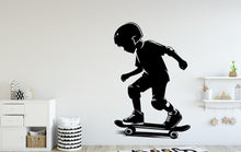 Load image into Gallery viewer, Skateboarder Wall Decal, Skate Wall sticker, Skateboarder wall art Kids room Decal 108DE