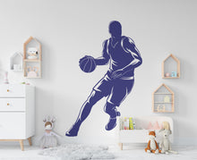 Load image into Gallery viewer, Basketball wall decal Hoop wall art Sport Wall Decal Kids Decal Basketball Gifts wall Vinyl Wall Sticker Boy Room 612RS